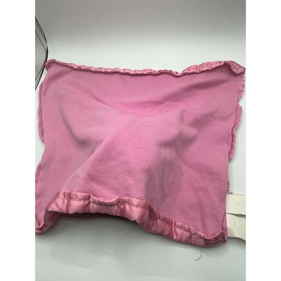 Minnie Mouse Lovey Security Blanket Plush Stuffed Animal Pink Satin Baby Infant - Picture 6 of 7